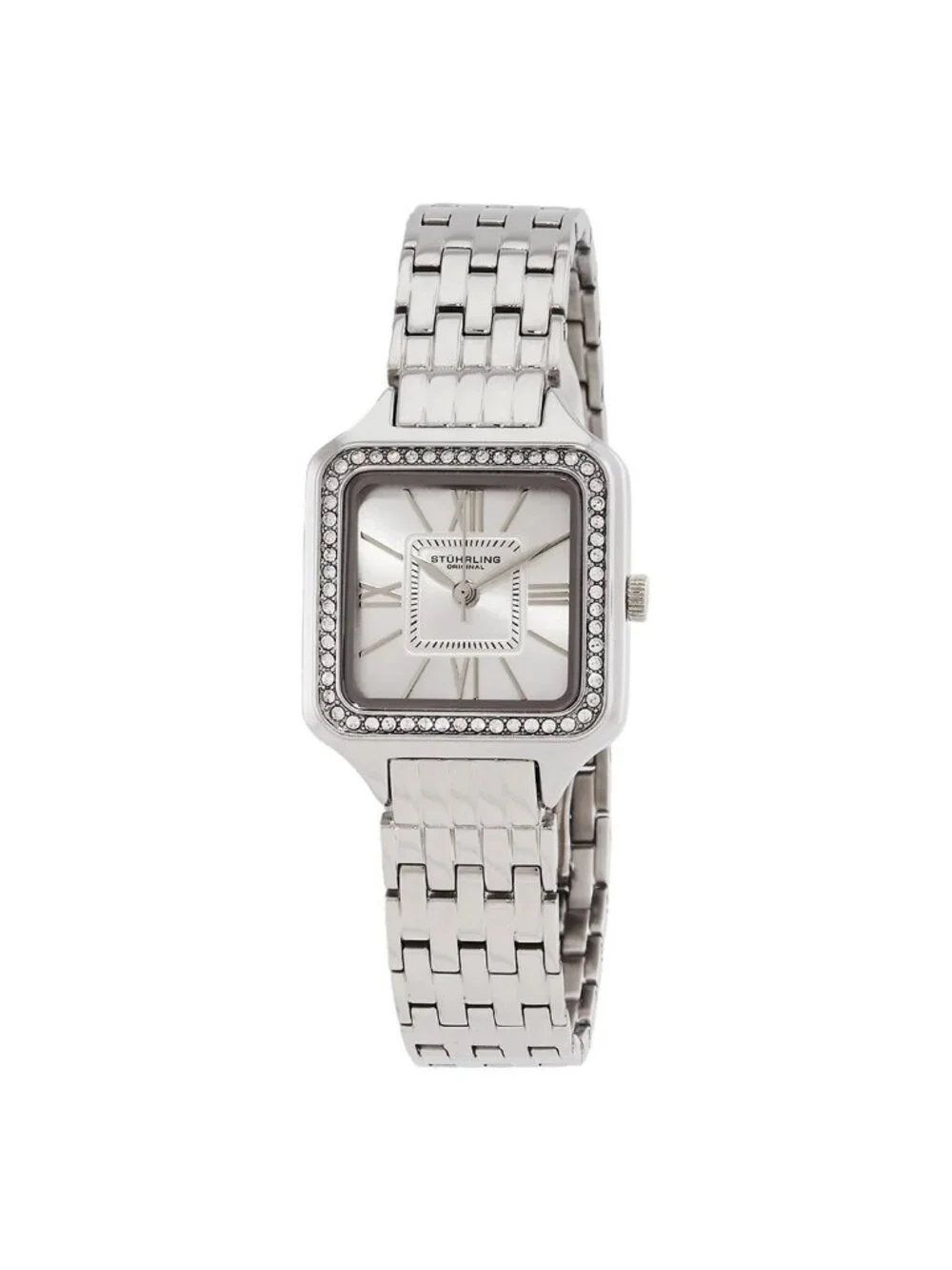 NWT Stuhrling Original Symphony Quartz Silver Dial Ladies Watch